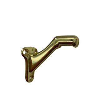 Image for Ives Hand Rail Bracket, Brass, 2-1/4" L X 1-3/8" W from HD Supply