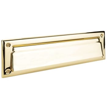 Image for Mail Slot, Polished Brass from HD Supply