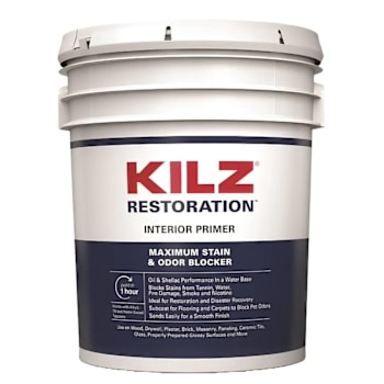 Image for Kilz Restoration Interior Primer, Sealer, And Stain Blocker, White, 5 Gallon from HD Supply