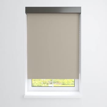 Image for Fabtex® Manual Roller Shade For Windows 12"-24"w X 60"h Blackout Twill from HD Supply