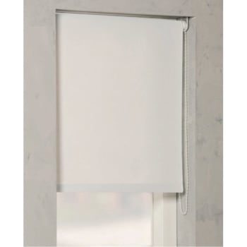 Image for Fabtex® Manual Roller Shade For Windows 24"-36"w X 60"h Blackout Blanc from HD Supply
