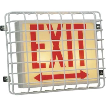 Image for Safety Technology Small Exit Sign Damage-Stopper Steel Wire Guard from HD Supply