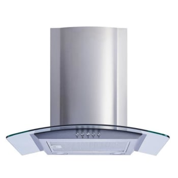 Image for Winflo 36" Convertible Stainless Steel/glass Wall Mount Range Hood from HD Supply