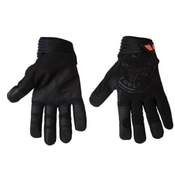 Image for Klein Tools® Journeyman Medium Black Wire Pulling Gloves from HD Supply