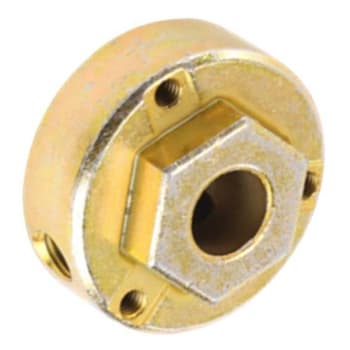 Lau 1/2 Inch Bore Hex And Round Interchangeable Hub With 2 Set Screws