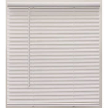 Image for Champion® Alabaster 1 In. Cordless Light Filtering Vinyl Blind 63x64" from HD Supply