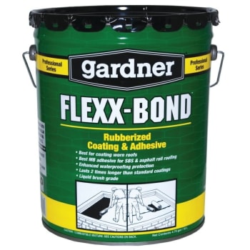Image for Gardner 5 Gallon Flexx-Bond Rubberized Adhesive And Coating from HD Supply
