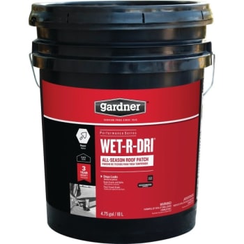 Image for Gardner 5 Gallon Wet-R-Dri Roof Cement from HD Supply