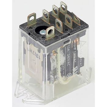Image for Omron Electrical, Relay, Dpdt, 24vac, 10amp With Plug-In/solder Terminals from HD Supply