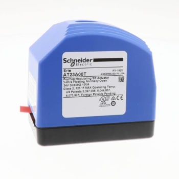 Schneider Actuator 24vac Three Wire Floating Signal Spring Return Normally Open
