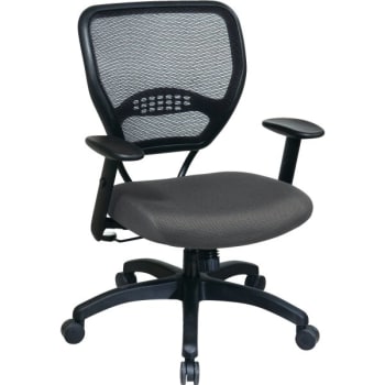 Space Seating Airgrid Back Manager Chair With Mesh Seat Steel