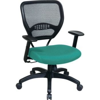 Space Seating Airgrid Back Manager Chair With Mesh Seat Jade