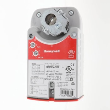 Image for Honeywell Spring Return Actuator, 24v, 2-10vdc, 4-20ma, On/Off, Spdt,floating from HD Supply