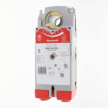 Honeywell Spring Return Actuator, Two Position, Spst, 24v, 2-10vdc 88#, 2 Switch