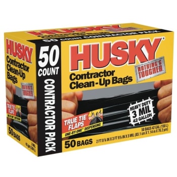 Husky 42 Gal. Contractor Bags, Case Of 50