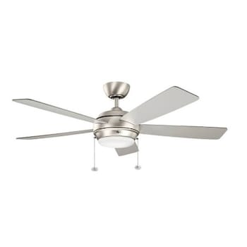 Image for Kichler 52 In. Ceiling Fan Integrated LED Light (Brushed Nickel) from HD Supply