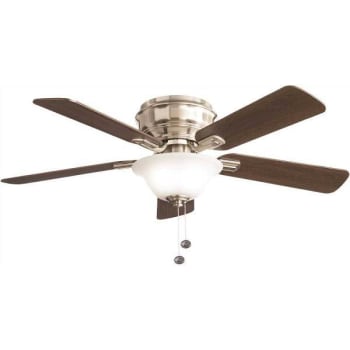 Image for Hampton Bay Hawkins 44 In. Led Ceiling Fan With Light Kit, Brushed Nickel from HD Supply