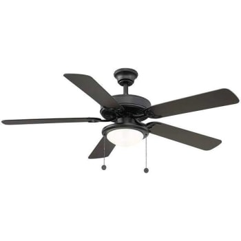 Image for Trice 52 In. Led Black Ceiling Fan With Light Kit from HD Supply