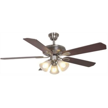 Image for Hampton Bay Glendale 52" Indoor Ceiling Fan With Light Kit, Brush Nickel from HD Supply