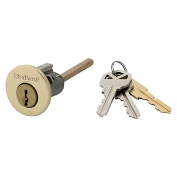 Kwikset Polished Brass Replacement Cylinder For 780 Deadlock