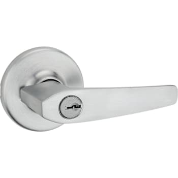 Image for Kwikset Delta Satin Chrome Keyed Entry Door Lever from HD Supply