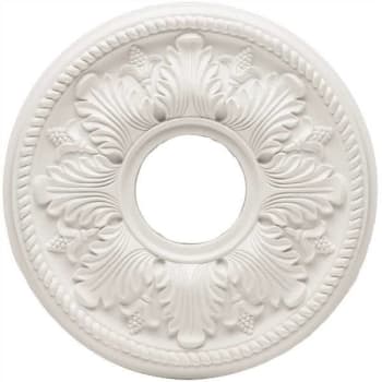 Image for Hampton Bay 14 In. White Bellezza Ceiling Medallion from HD Supply