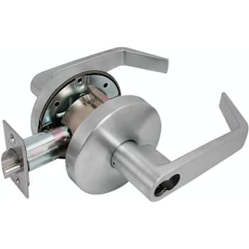 Us Lock 2050 Series Gr 2 Us26d Store Room Lever Sfic Prep 2-3/4 Inch Backset