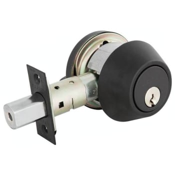 Image for Us Lock 1600 Series Gr2 Us10b Single Cylinder Deadbolt Sc1 Adjustable Backset from HD Supply