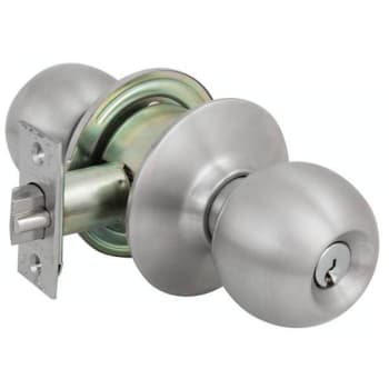 Image for Us Lock 2010 Series Gr2 Storeroom Ball Knob Us32d Sc1 2-3/8 In. Backset from HD Supply