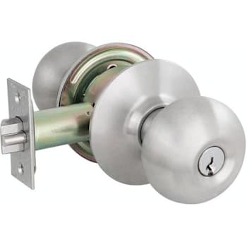 Us Lock 2010 Series Gr2 Storeroom 2-3/4 In. Backset Us32d Plymouth Knob Sc1