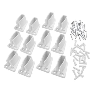 Image for Everbilt Fixed Rod Shelf Wall Bracket Package Of 12 from HD Supply