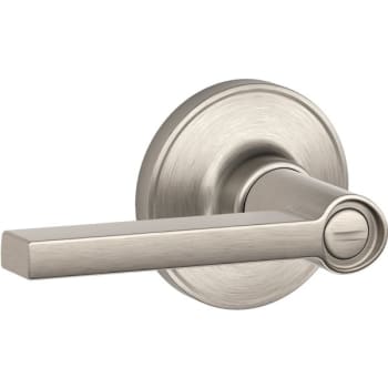 Image for Schlage J Series Solstice Privacy Lever (Satin Nickel) from HD Supply