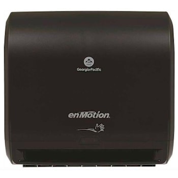 Enmotion 10" 1-Roll Automated Touchless Roll Paper Towel Dispenser, Black