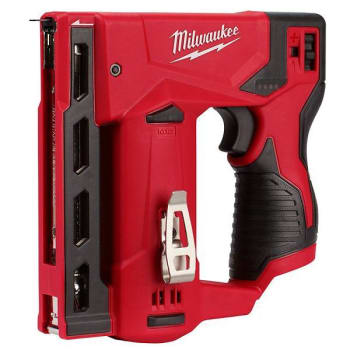 Image for Milwaukee M12 12-Volt Lithium-Ion Cordless 3/8 In. Crown Stapler, Tool Only from HD Supply