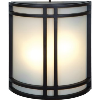 Image for 10.25 x 11.5 in. 1-Light Outdoor Lantern (Bronze) from HD Supply