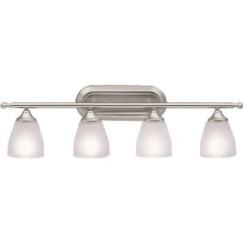 Image for Kichler® Ansonia 31.25 in 4-Light Vanity Light Fixture (Brushed Nickel) from HD Supply