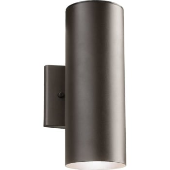 Image for Kichler® 5 in 15 Watt Outdoor LED Flush-Mount Wall Light (Bronze) from HD Supply