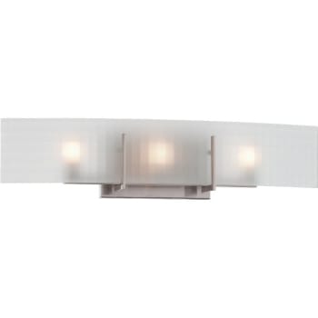 NUVO Lighting® Yogi G9 24 in 3-Light Halogen Vanity Light Fixture (Brushed Nickel)
