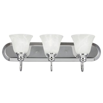 Sea Gull Lighting 27 Watt Three Light Led Vanity Fixture Chrome Hd Supply