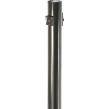 Image for 7' Direct Burial Aluminum Lamp Post, 84hx3" Dia, Photocell And Outlet Incl, Blck from HD Supply