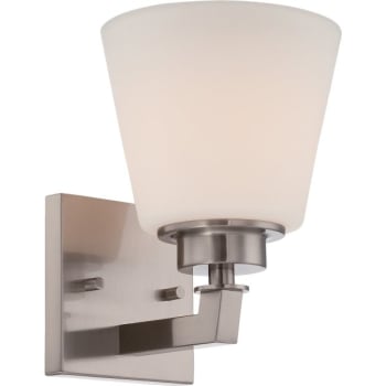 Nuvo Lighting® 5.75 in. 1-Light Incandescent Wall Sconce (Brushed Nickel)