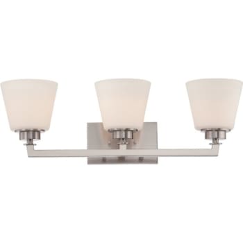 Image for NUVO Lighting® Mobili 25 in 2-Light Vanity Light Fixture (Brushed Nickel) from HD Supply