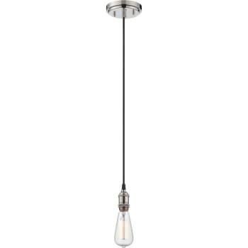 Image for Nuvo Lighting® 5 in. 1-Light Pendant Fixture (Polished Nickel) from HD Supply