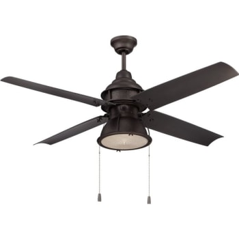 Image for 52 In. 4-Blade Ceiling Fan W/ Light (Brown) from HD Supply