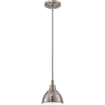 Image for 7 in. 1-Light Pendant Fixture (Satin Nickel) from HD Supply