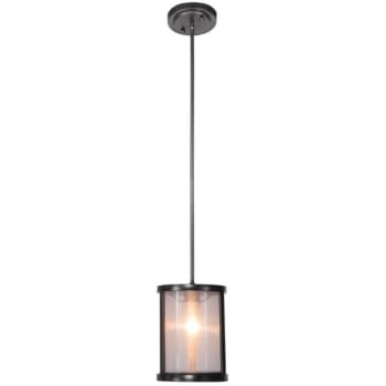 Image for 1-Light Pendant Fixture (Matte Black) from HD Supply