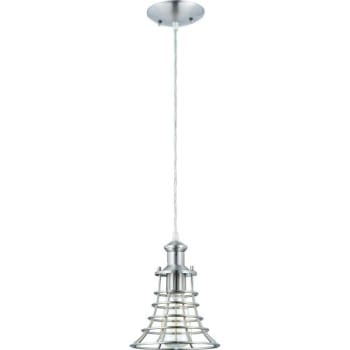 Image for 7 in. 1-Light Pendant Fixture (Brushed Nickel) from HD Supply