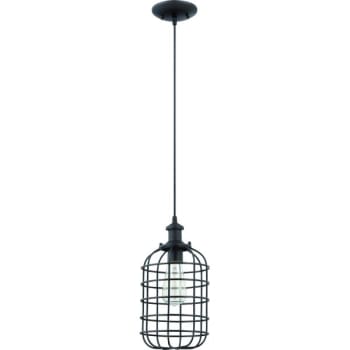 Image for 13 In. 1-Light Pendant Fixture (Matte Black) from HD Supply