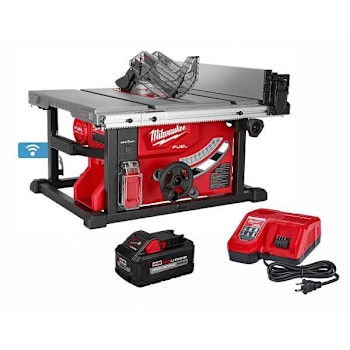 Image for Milwaukee M18 Fuel One-Key 18v Brushless Cordless 8-1/4" Table Saw Kit from HD Supply