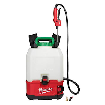 Image for Milwaukee M18 18-Volt 4 Gal. Cordless Switch Tank Backpack Pesticide Sprayer from HD Supply
